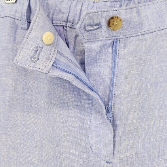 J.Crew Linen Harbor Wide Leg Pant French Blue Size XXL NWOT - Picture 5 of 8